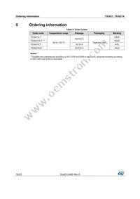 TS3021AILT Datasheet Page 18