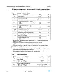 TS3022ID Datasheet Page 2