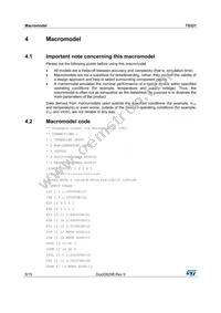 TS321AIYLT Datasheet Page 8