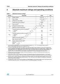 TS321IDT Datasheet Page 3