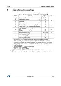 TS339CPT Datasheet Page 3