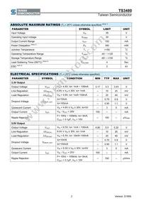 TS3480CX50 RFG Datasheet Page 2