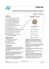 TS4621MLEIJT Datasheet Cover