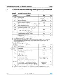 TS4909IQT Datasheet Page 6