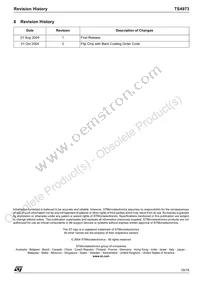 TS4973EIJT Datasheet Page 19