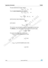 TS4982IQT Datasheet Page 18