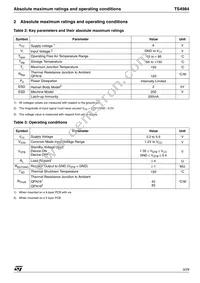 TS4984IQT Datasheet Page 3