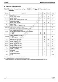 TS4984IQT Datasheet Page 4