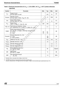 TS4984IQT Datasheet Page 5