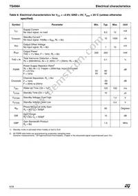 TS4984IQT Datasheet Page 6