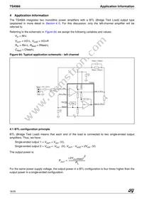 TS4984IQT Datasheet Page 18