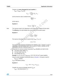 TS4995EIJT Datasheet Page 19