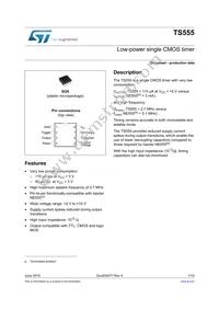 TS555CD Datasheet Cover