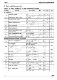 TS615IPWT Datasheet Page 4