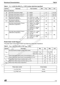 TS615IPWT Datasheet Page 7