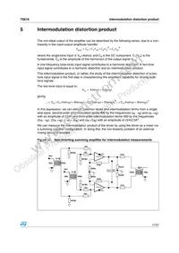 TS616IDWT Datasheet Page 17