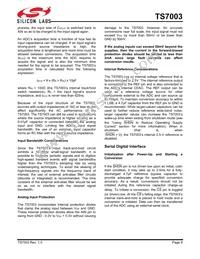 TS7003ITD833T Datasheet Page 9