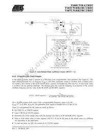 TS87C51RD2-LCMD Datasheet Page 19