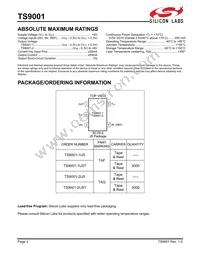TS9001-2IJ5T Datasheet Page 2