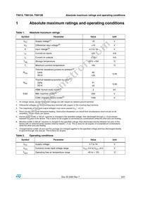 TS912IN Datasheet Page 3