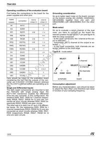 TSA1203IFT Datasheet Page 16