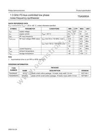 TSA5060ATS/C1 Datasheet Page 3