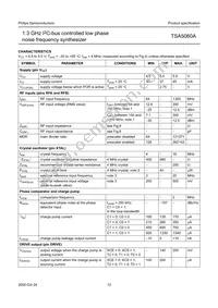 TSA5060ATS/C1 Datasheet Page 12