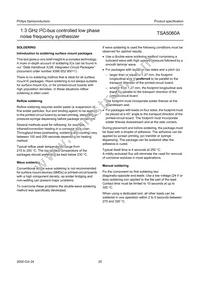 TSA5060ATS/C1 Datasheet Page 20