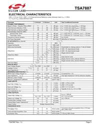 TSA7887BRZ-REEL Datasheet Page 3