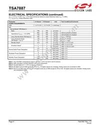 TSA7887BRZ-REEL Datasheet Page 4