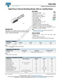 TSAL7300 Datasheet Cover