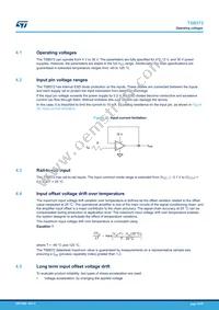 TSB572IST Datasheet Page 14