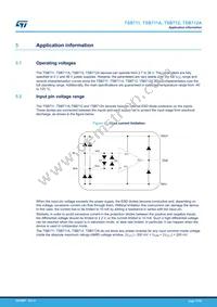 TSB712IST Datasheet Page 17