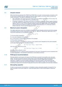 TSB7192AIST Datasheet Page 22