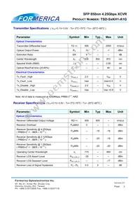 TSD-S1KH1-A1G Datasheet Page 3