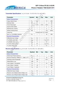 TSD-S2AA1-D11 Datasheet Page 3