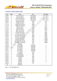 TSD-S2AA1-M11 Datasheet Page 7
