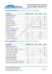 TSD-S2CH1-C11 Datasheet Page 3