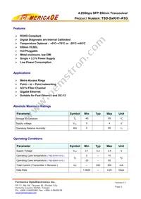 TSD-S6KH1-A1G Datasheet Page 2