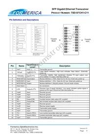 TSD-S7CH1-C11 Datasheet Page 4