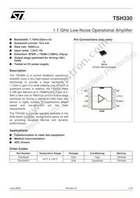 TSH330ID Datasheet Cover