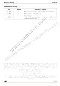 TSH330ID Datasheet Page 19