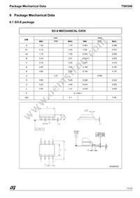 TSH340ID Datasheet Page 11