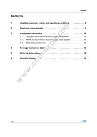 TSH343ID Datasheet Page 2