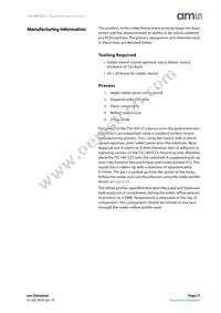 TSL1401CCS-LF Datasheet Page 21
