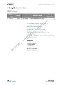 TSL237T Datasheet Page 18