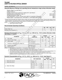 TSL253RSM-LF Datasheet Page 2