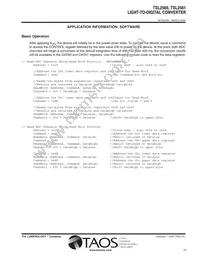 TSL2561FN Datasheet Page 19