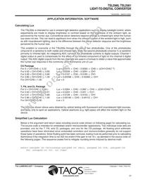TSL2561FN Datasheet Page 23