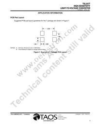 TSL257T Datasheet Page 6